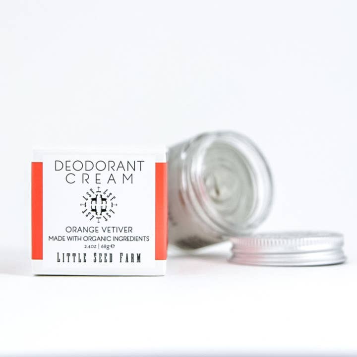 Little Seed Farm - Wholesale Deodorant - Women's - Orange Vetiver Deodorant Cream - Summer Seasonal