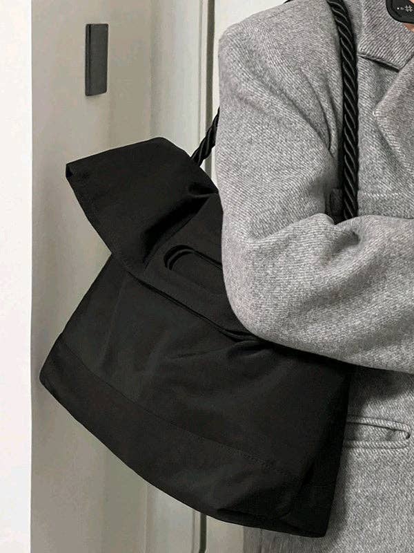 NEGRO Bolsos clásicos de color liso Accesorios Bolsos bandoleras de venta al por mayor en Faire3