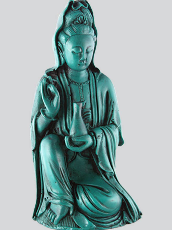 Quan Yin Resin Statue (CL-206) for wholesale by Kathmandu Imports