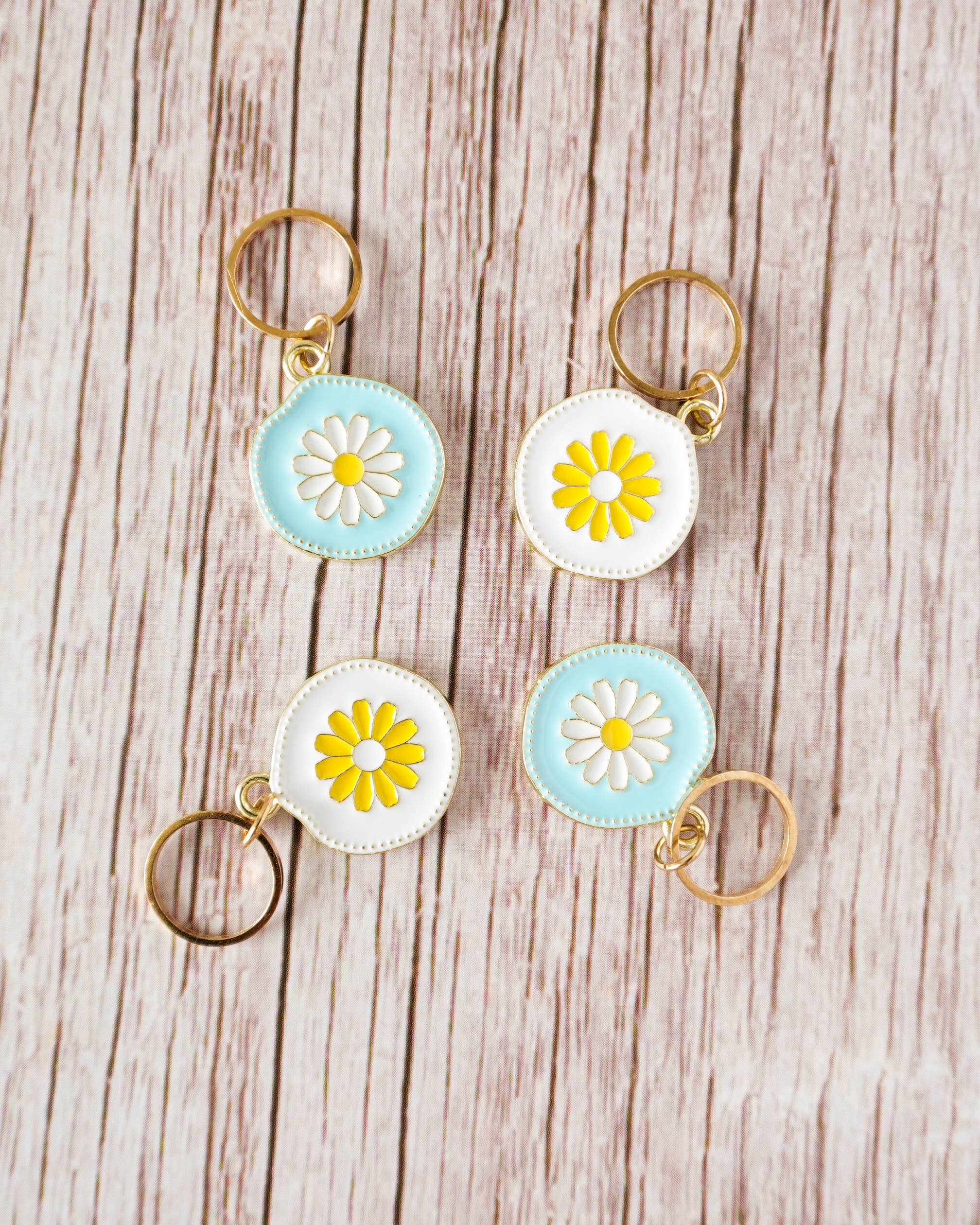 Hello Kim - Kim Chui - Wholesale Knitting/Crochet Supplies - Daisies - Marker rings8