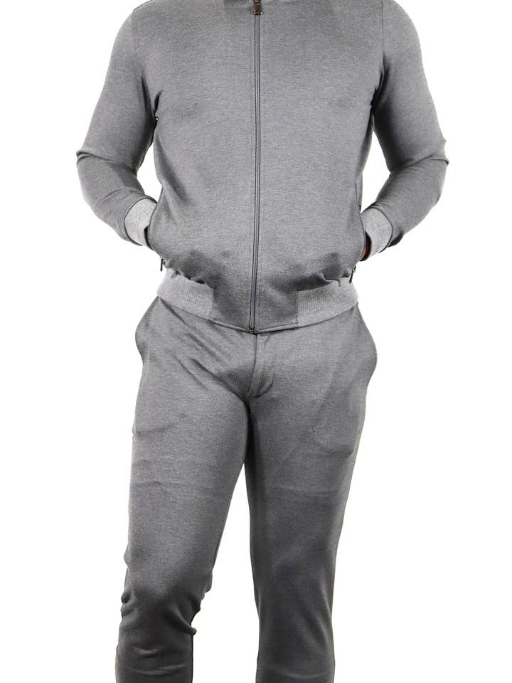 Grey Jogger Pants for wholesale by Luchiano Visconti