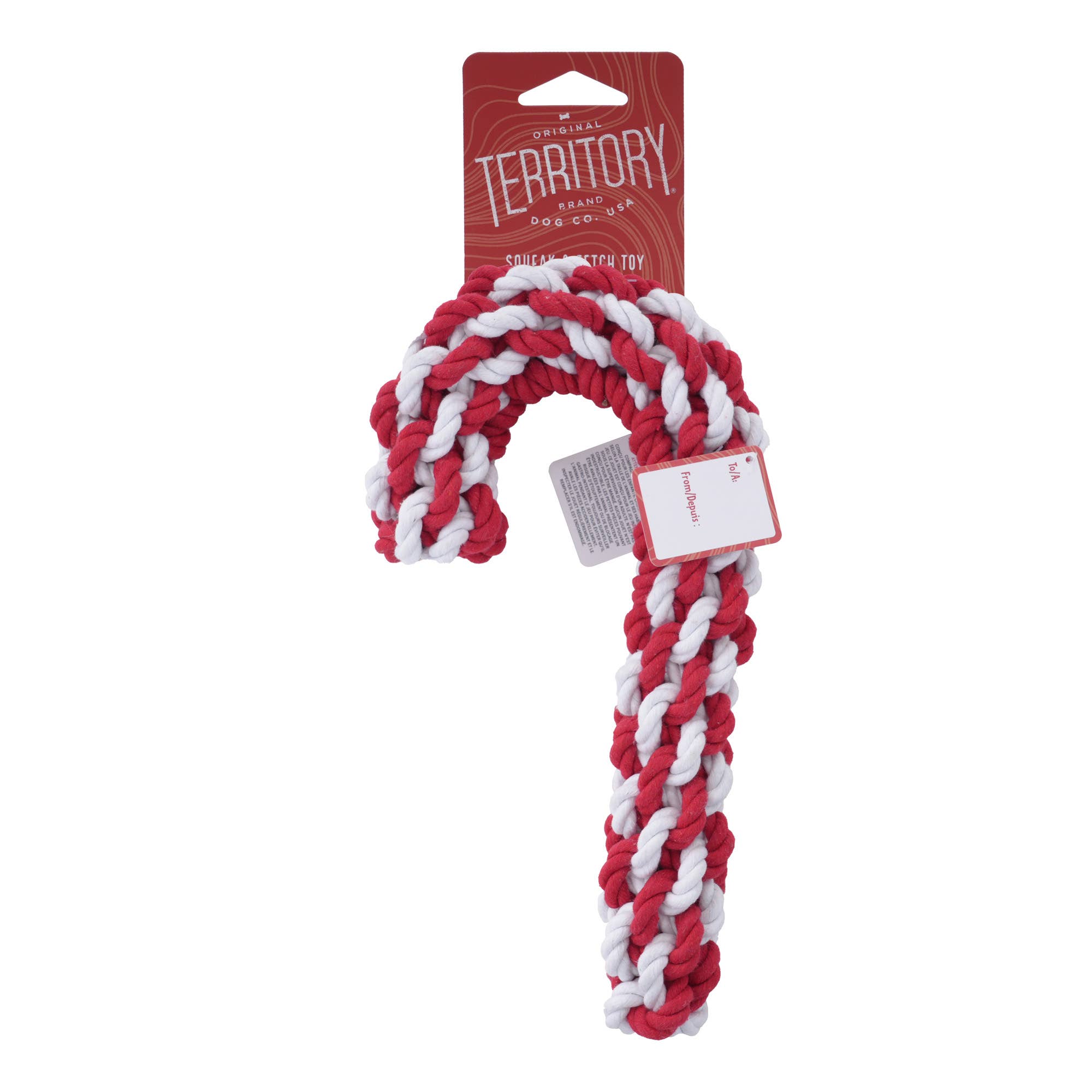 Original Territory - Wholesale Pet Rope Toy - Dog - Candy Cane Braided Rope Dog Toy4
