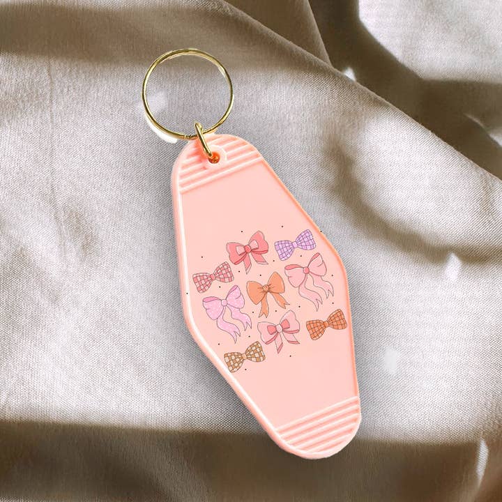 Coquette Vibes Keychain for wholesale by amarieacreates