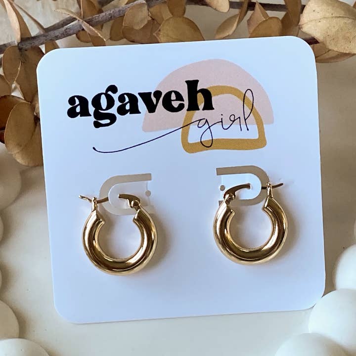 Charlie Hoops for wholesale by Agaveh girl