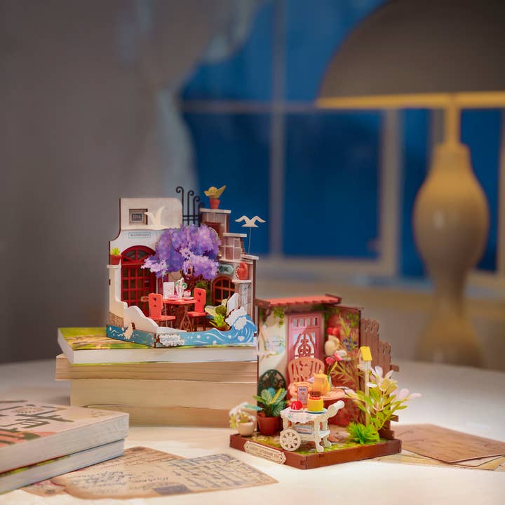 Hands Craft - Wholesale DIY Craft Kit - DIY Miniature House Kit: Sea Holiday Restaurant2