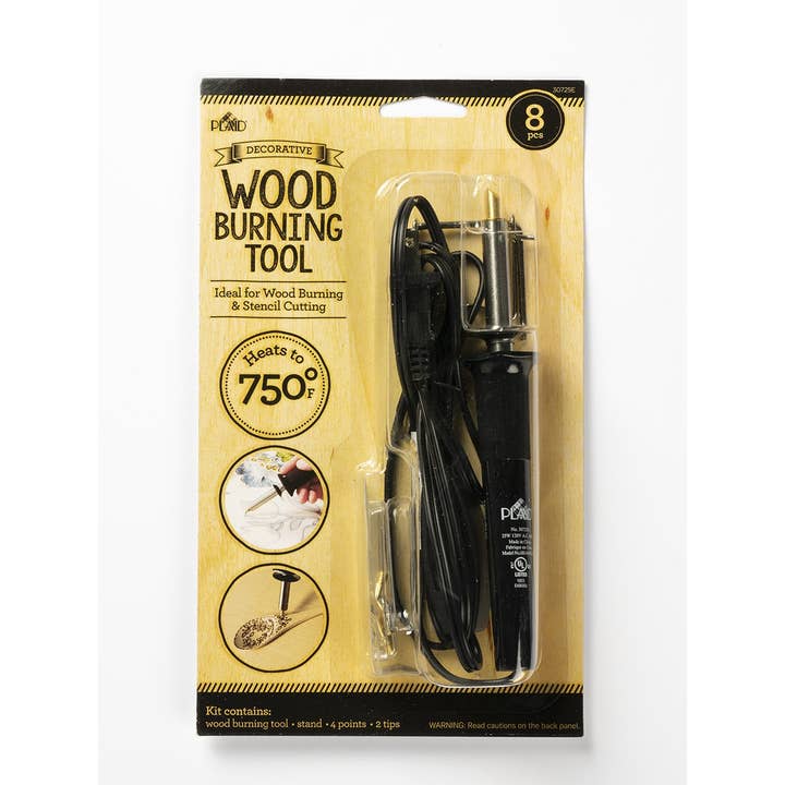 Plaid Crafts - Wholesale Craft Supplies - Plaid Decorative Wood Burning Tool 8 Piece