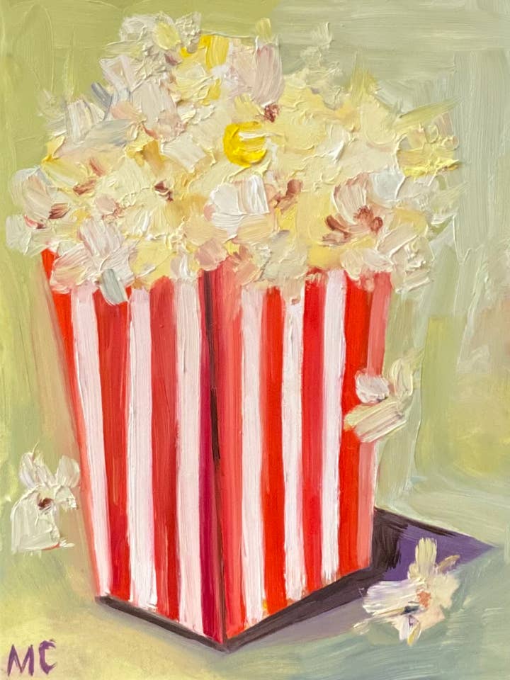 Popcorn-Postkarte für den Großhandel von Carpe Diem Papers