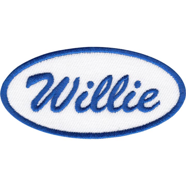 Square Deal Recordings & Supplies - Wholesale Patch - Patch - Mechanic Name Tag - "Willie" - Retro Style