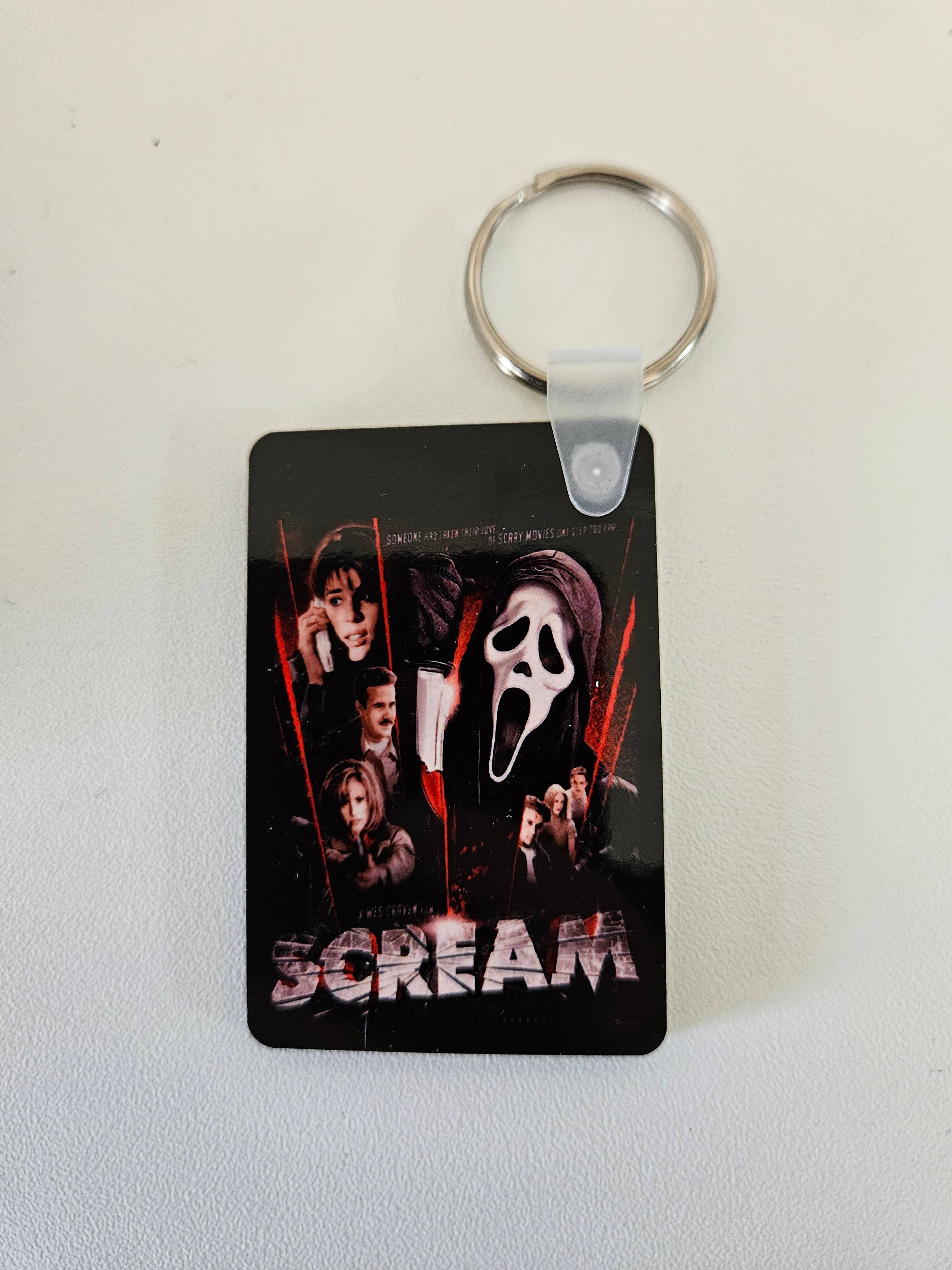 Crow Butterfly Horror – wholesale Keychain – Unisex – Horror Keyring High Gloss Sublimated MDF0