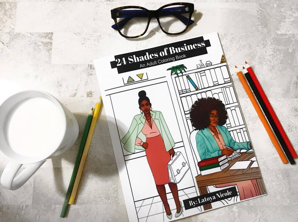 Entrepreneurs Color Too - Wholesale Coloring & Activity Book - Adult - 24 Shades of Business: An Adult Coloring Book (20)2
