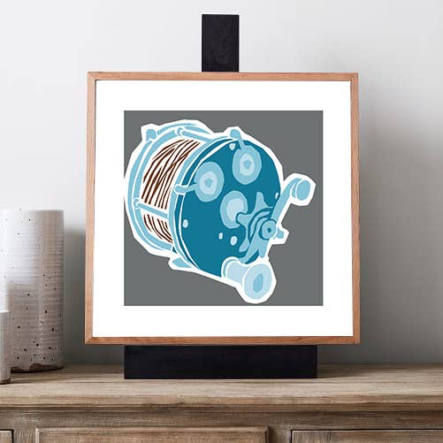 Moulinets de pêche vintage #4 pour la vente par RGB Fineart