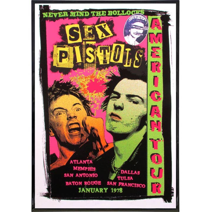 Shady Front - Wholesale Poster - Sex Pistols Inspired American Tour Poster Print