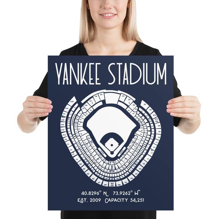 New York Yankees Stadium Poster Print for wholesale by Stadium Prints by BTB
