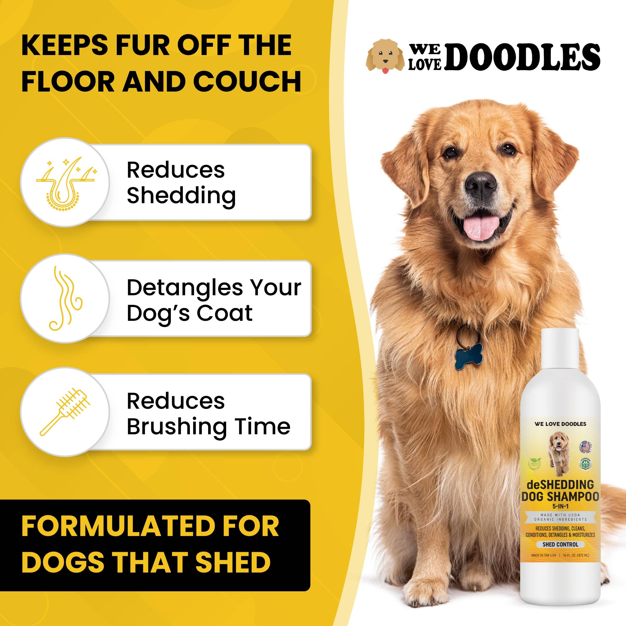 We Love Doodles - Wholesale Pet Shampoo - Dog - Deshedding Dog Shampoo3