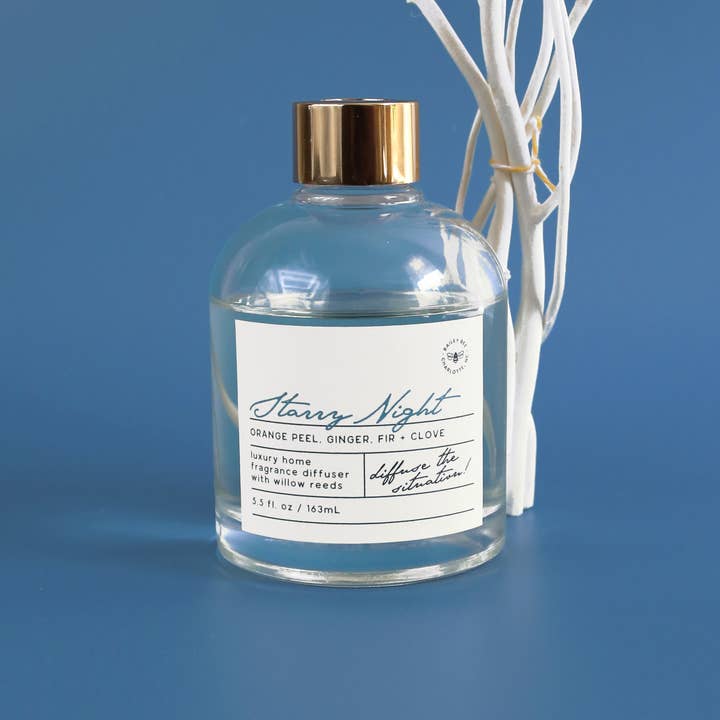 Starry Night (Winter Collection) | 5.5oz Reed Diffuser for wholesale by Bailey Bee