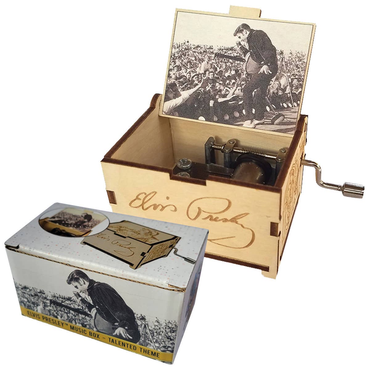 The Laser's Edge LLC - Wholesale Decorative Tabletop Object - Elvis Presley Mini Music Box7