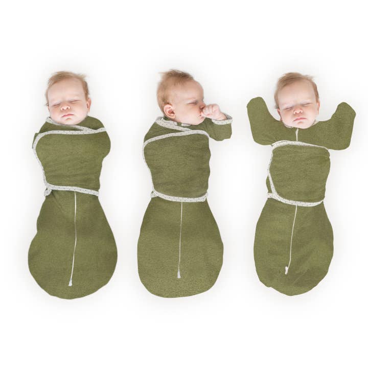 Sacco Fasciatoio Omni, Tartaruga Verde Mélange per la vendita all'ingrosso da parte di SwaddleDesigns