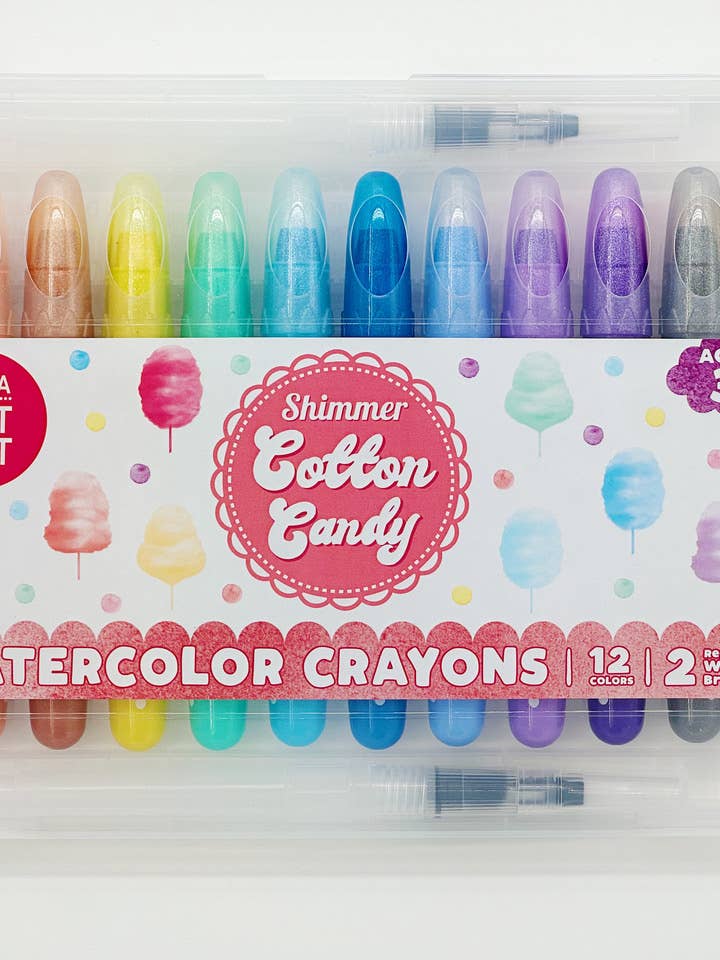 Do A Dot Art! Cotton Candy Shimmer Watercolor Crayons for wholesale by Do A Dot Art