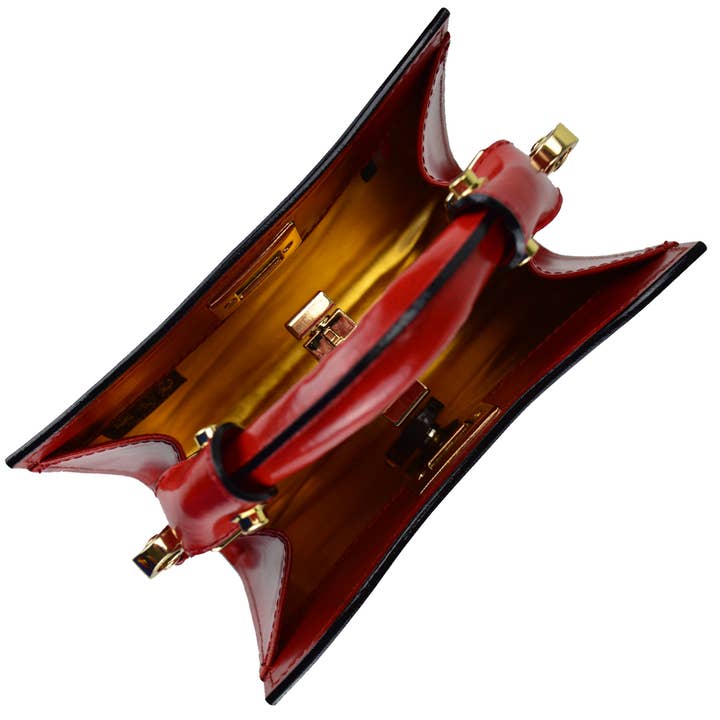 Pratesi - Wholesale Messengertas - Dames - Anna Maria Luisa De' Medici Kleine Koeienleren Tas K150/206