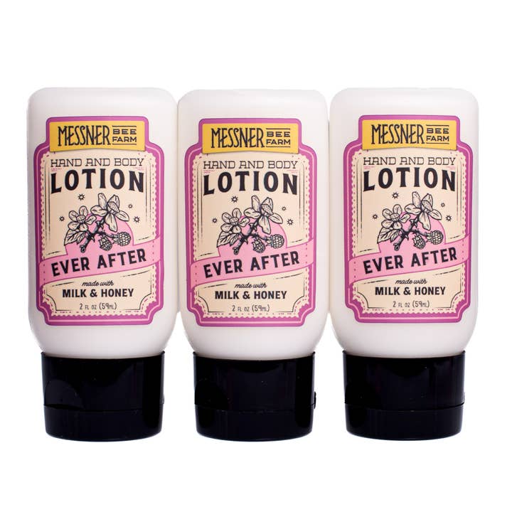Ever After - Milk and Honey Lotion - 2oz Travel for wholesale by Messner Bee Farm