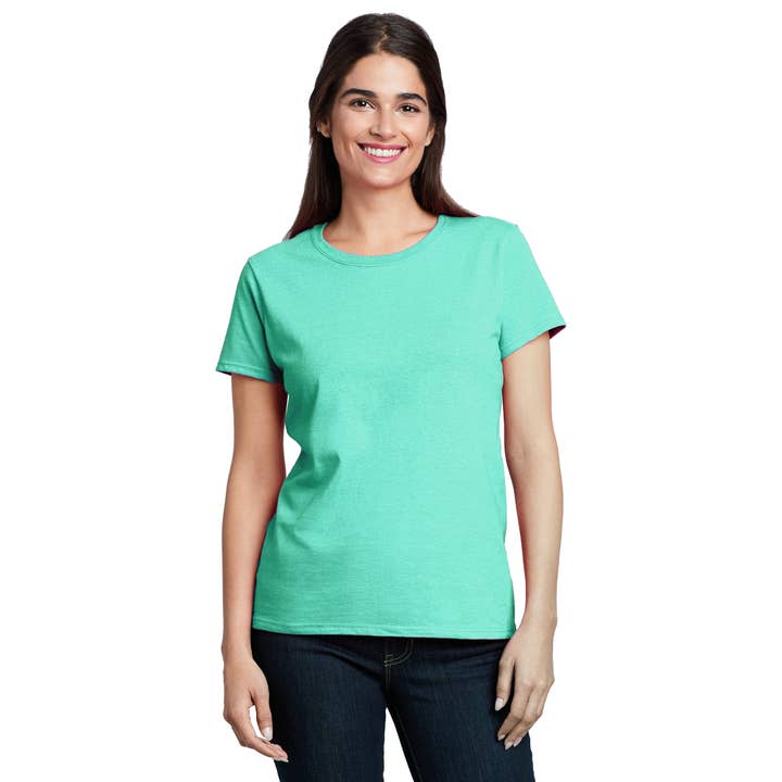 Radyan - Wholesale T-shirt – women's - Radyan Blank Shirts for Women - Half Sleeve Plain Tshirts9