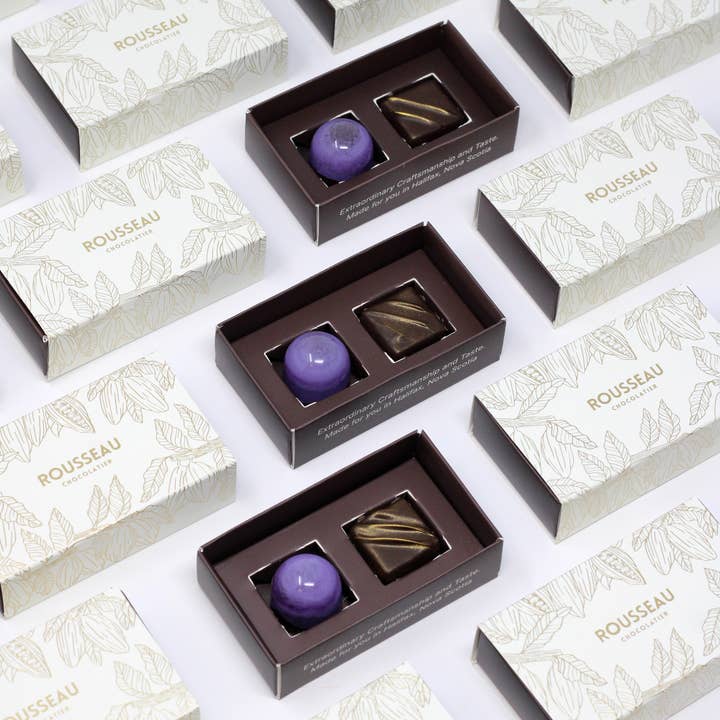 Rousseau Chocolatier - Wholesale Chocolate Box - Chocolate Favor Box of 21