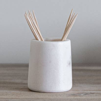 Soporte para palillos de mármol blanco para venta al por mayor de Luxe B Co