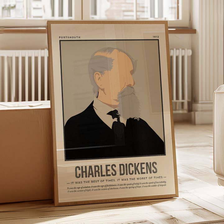 Stampa Charles Dickens per la vendita all'ingrosso da parte di Sera/Lina