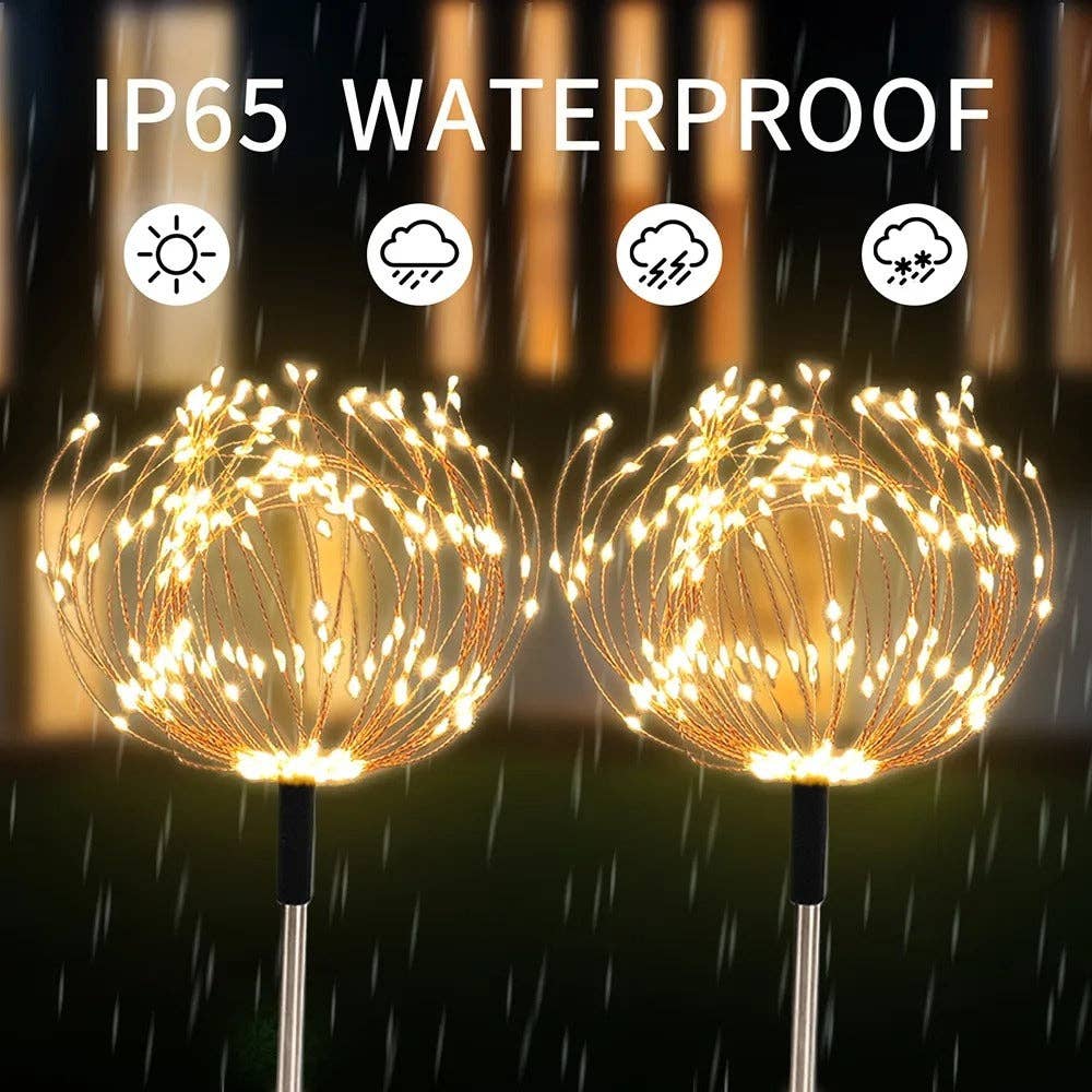 VIGOR - Wholesale Outdoor/Lawn Light - Decorative Fairy Lights With Stake Solar Firework Light Outd1