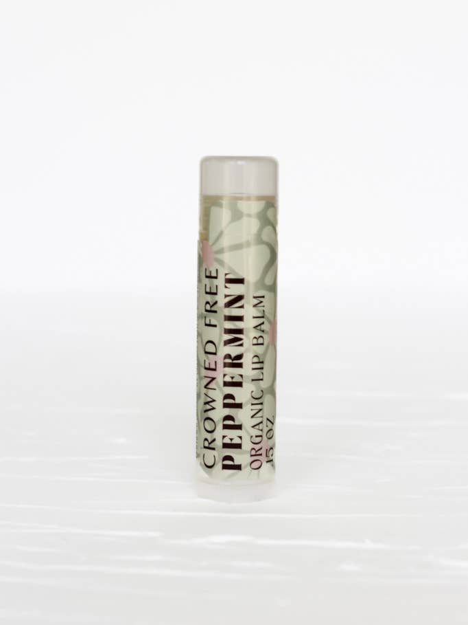 Peppermint Lip Balm for wholesale by Crowned Free