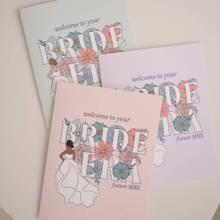Bride Era Engagement Greeting Card - Variety of Colors for wholesale by Daisy Market Co. by Kelsey Haver Designs