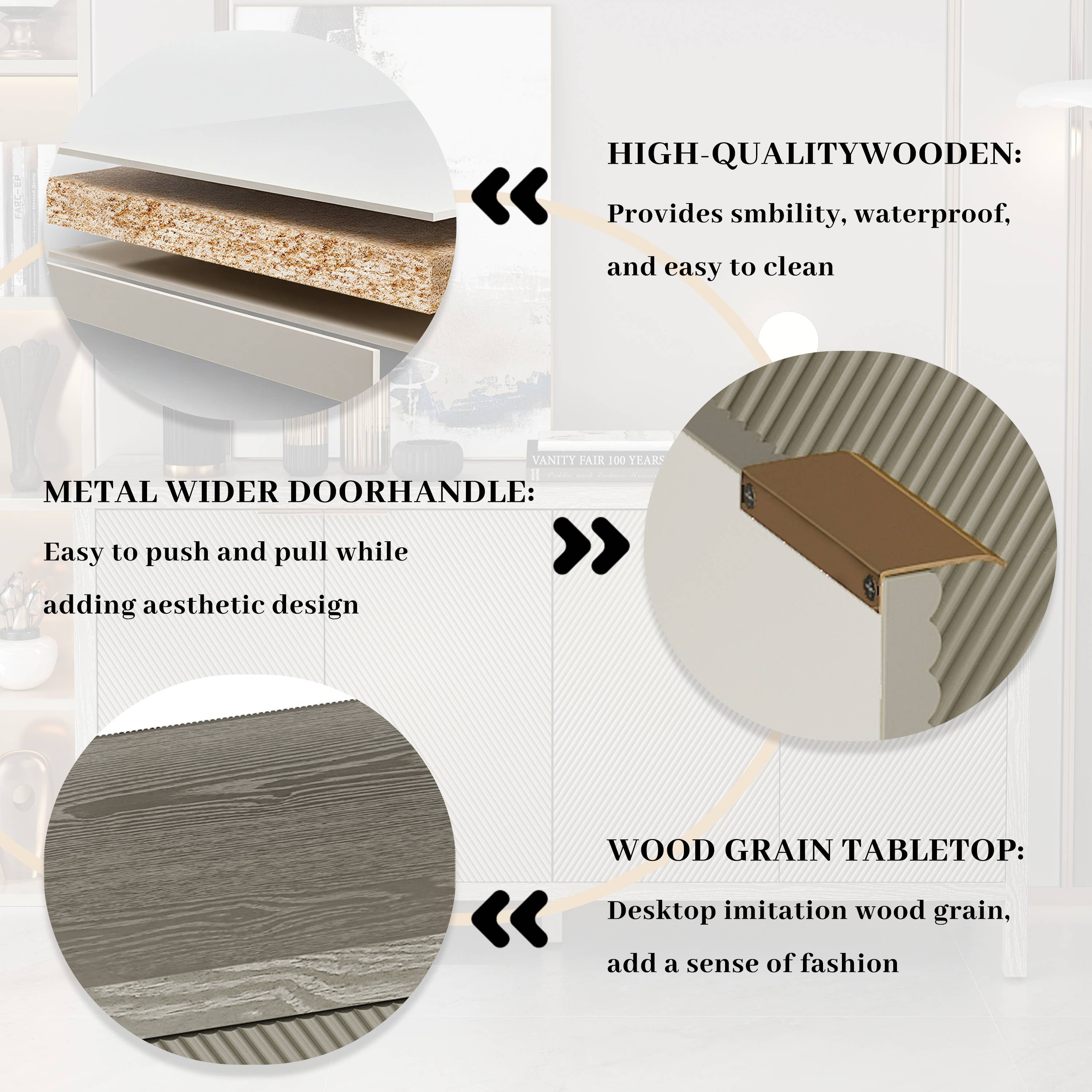 39F Inc. - Vente Armoire - Buffet de rangement industriel en métal/bois24