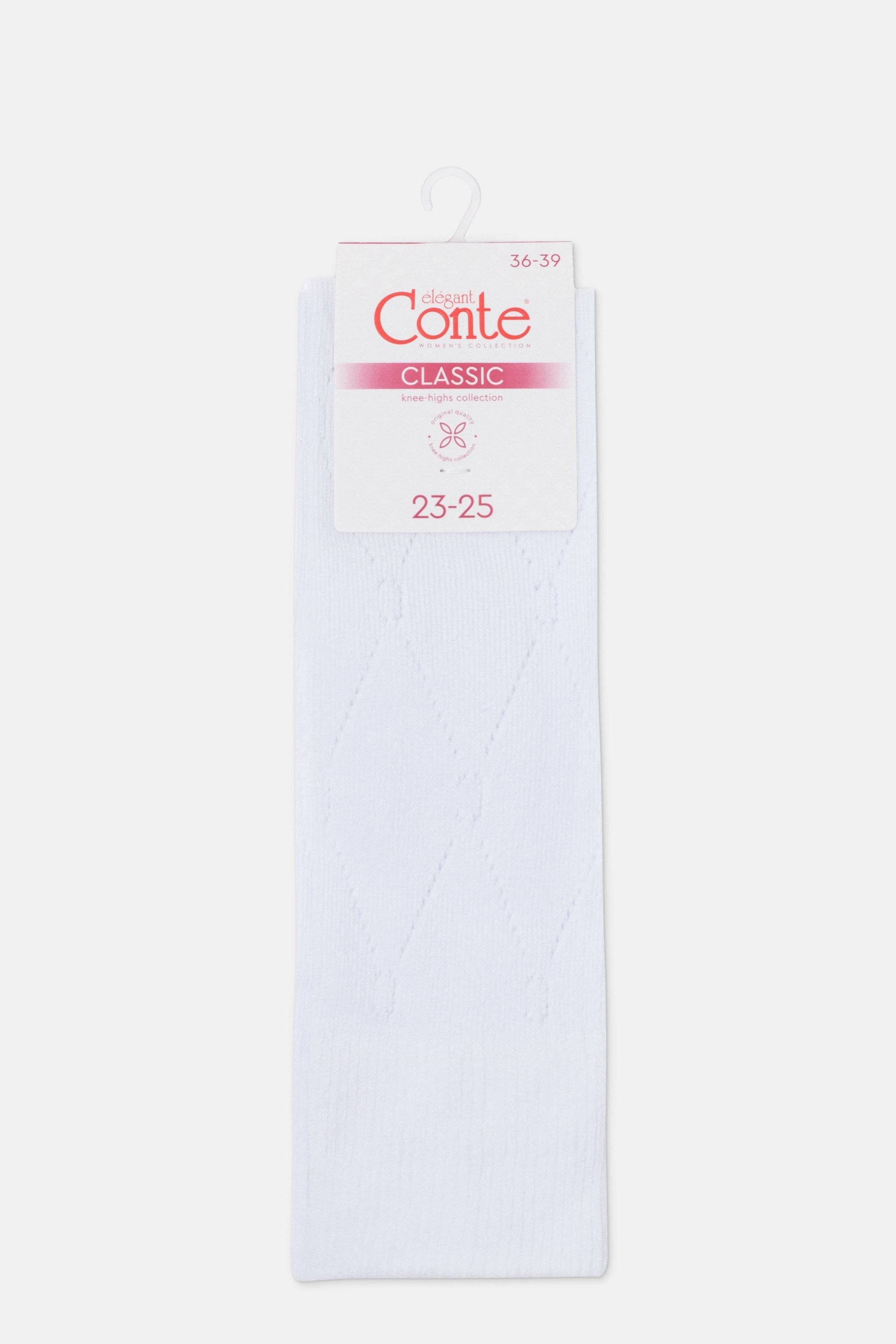 Conte Elegant - Wholesale Sokken - Dames - Katoenen Kniekousen Conte Classic 0077