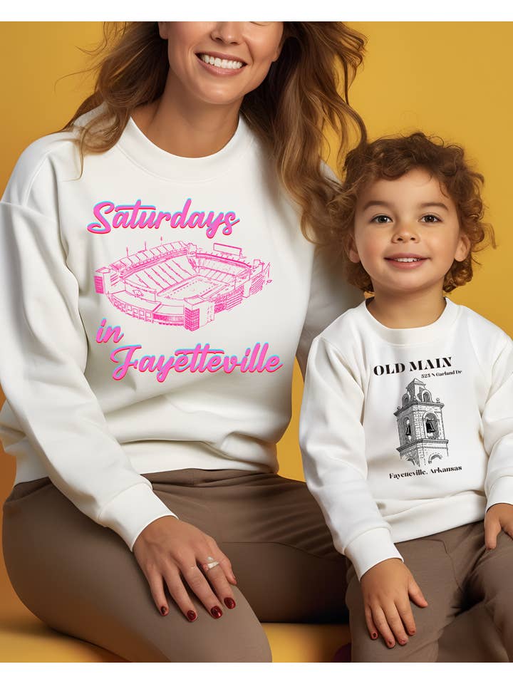 Uncommon Label - Wholesale Sweatshirt - Kids - Saturday's in Fayetteville Youth Crewneck Pullover1