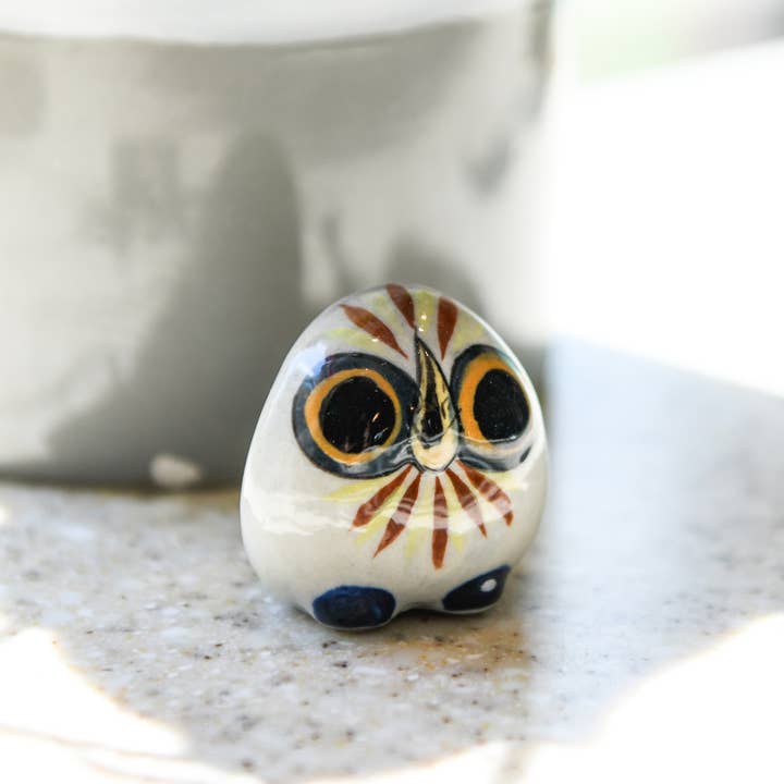Lucia's Imports - Wholesale Decorative Figurine - Baby Owl Ceramic Decorative Figurine1