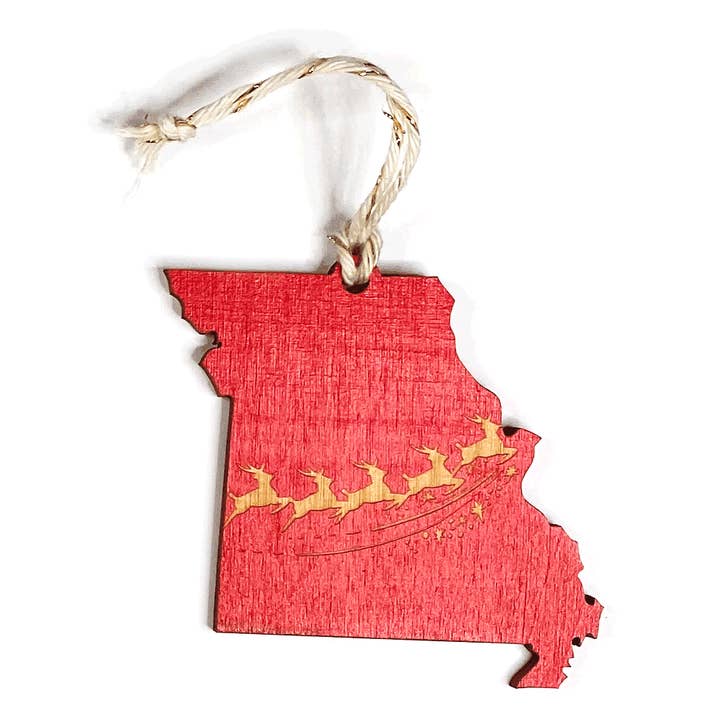 Missouri Reindeer Ornament for wholesale by SnowMade