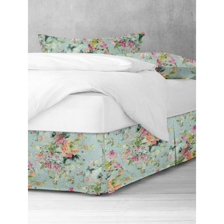 Athena linne äggskal sängkjol för wholesale av 6ix Tailors Fine Linens