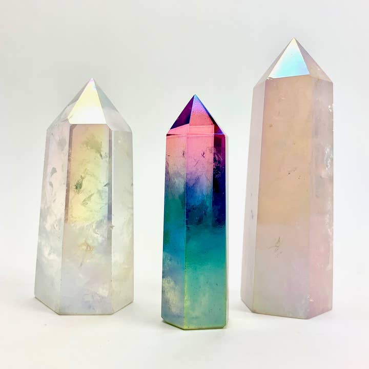 Aura Quartz Standing Points and other Purchase Wholesale aura quartz. Free Returns & Net 60 Terms on Faire trending on Faire.