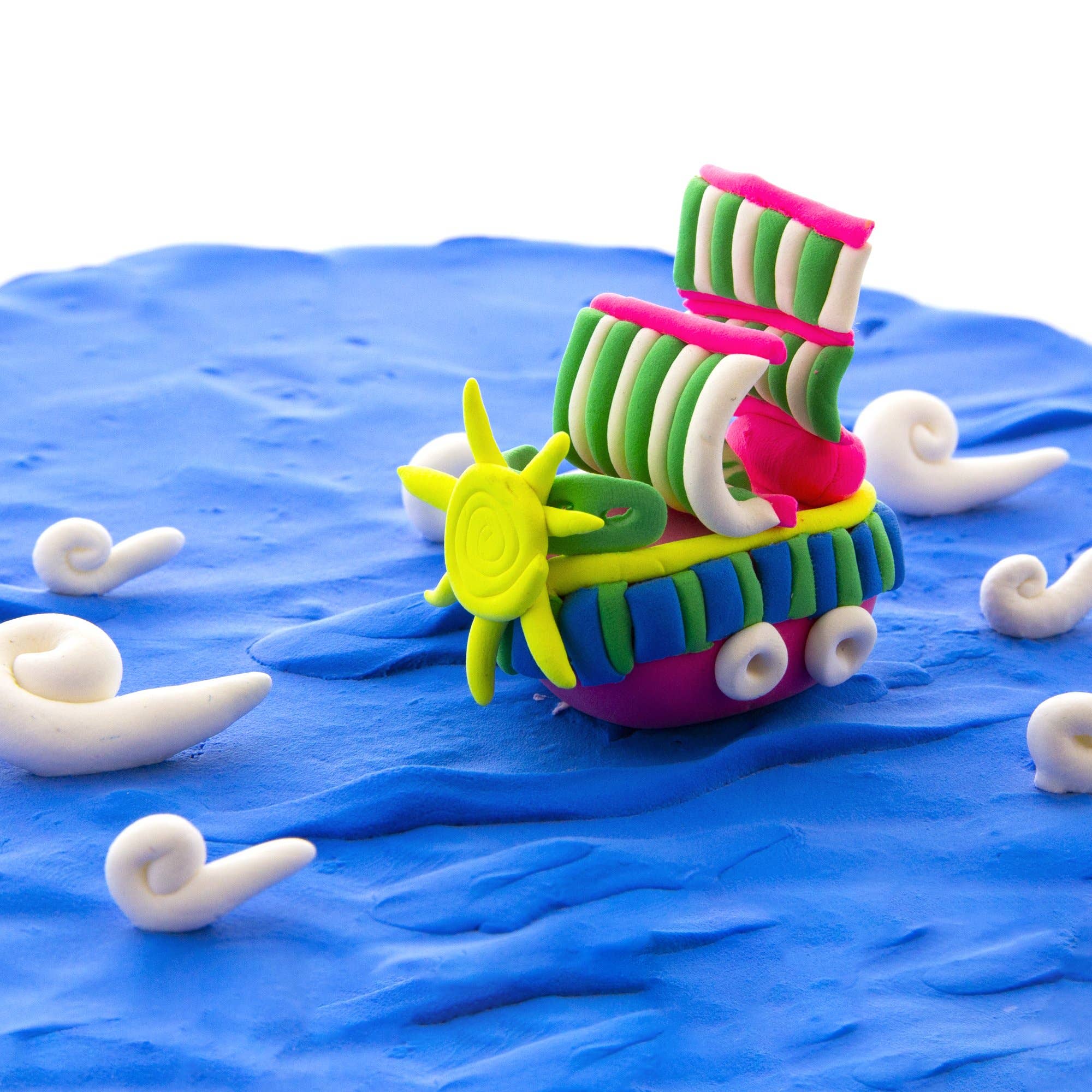 Luna Office Supply -  Everyday Essential - Wholesale DIY Craft Kit - Kids - 6 Primary Color Air Dry Modeling Clay3