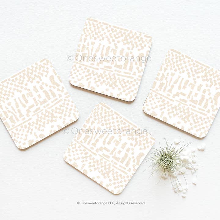 Ensemble de sous-verres Bohème de Bohème pour la vente par Onesweetorange