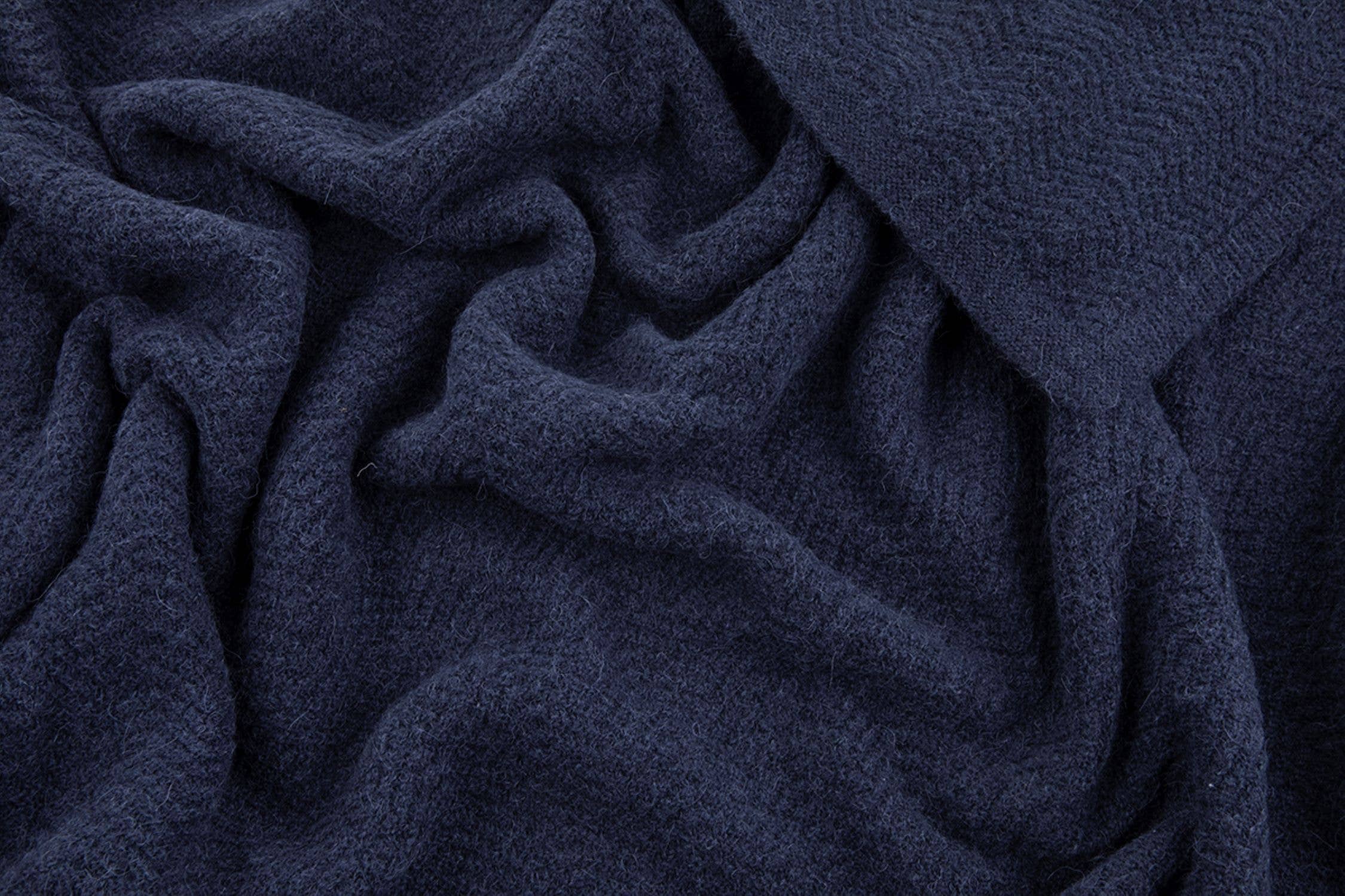 tuwi - Vente Plaids - Couvre-lit en tricot Wave bleu marine9