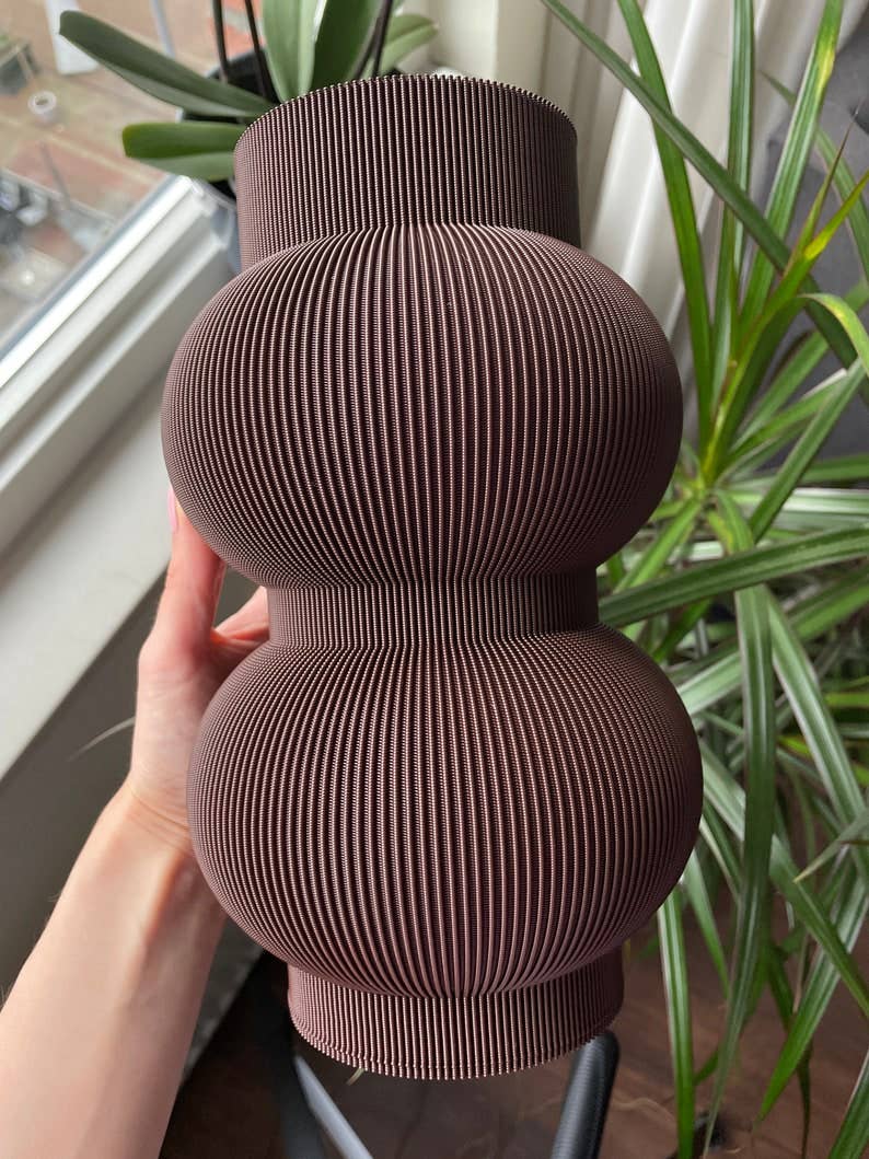Grof Amsterdam - Wholesale Vase - Bulba - 3D printed vase for dried flowers6