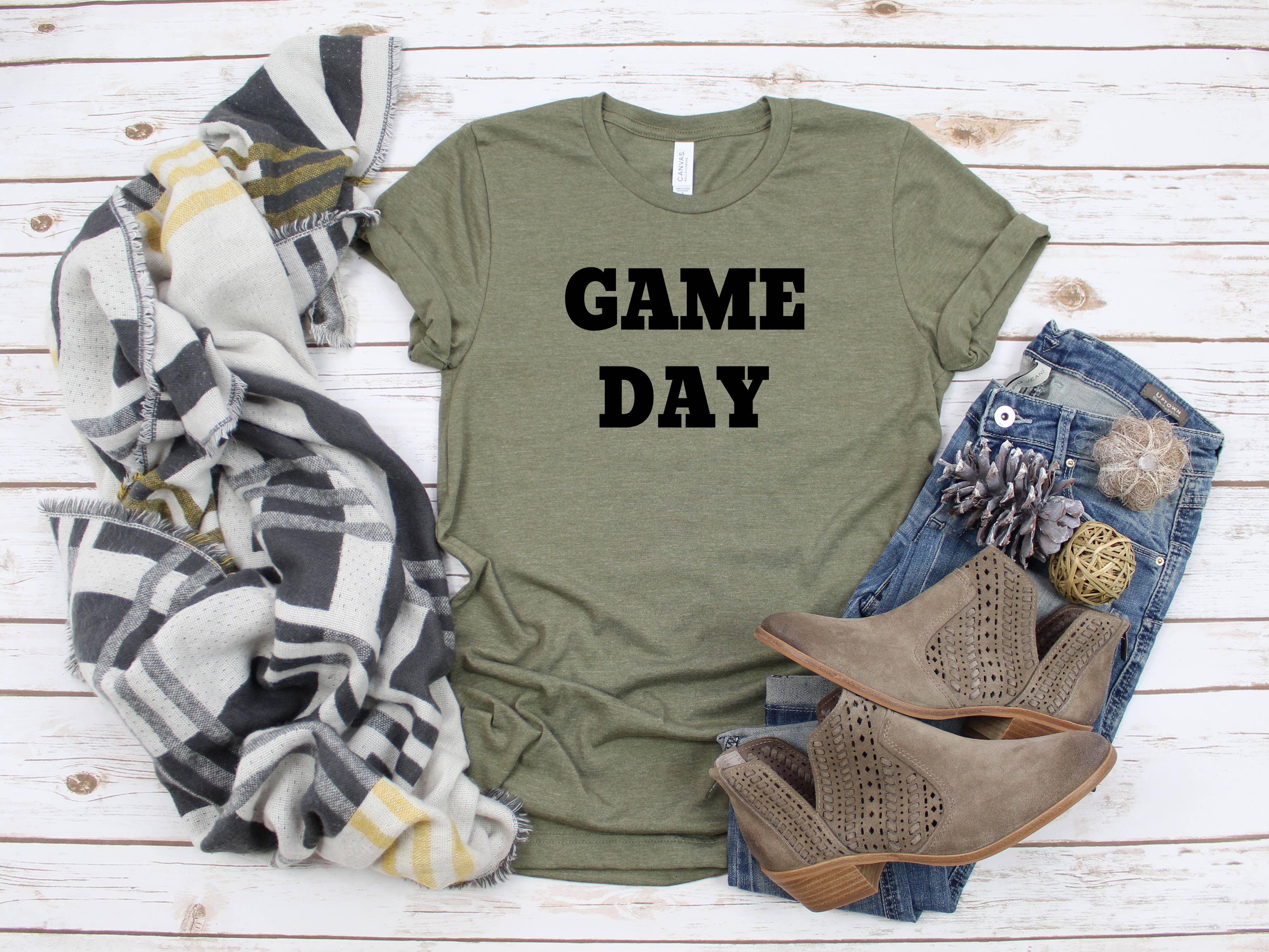 My Bella Vida Inc. - Wholesale T-Shirt (Graphic) - Unisex - Game Day Football Shirt, Funny Fall Shirt1