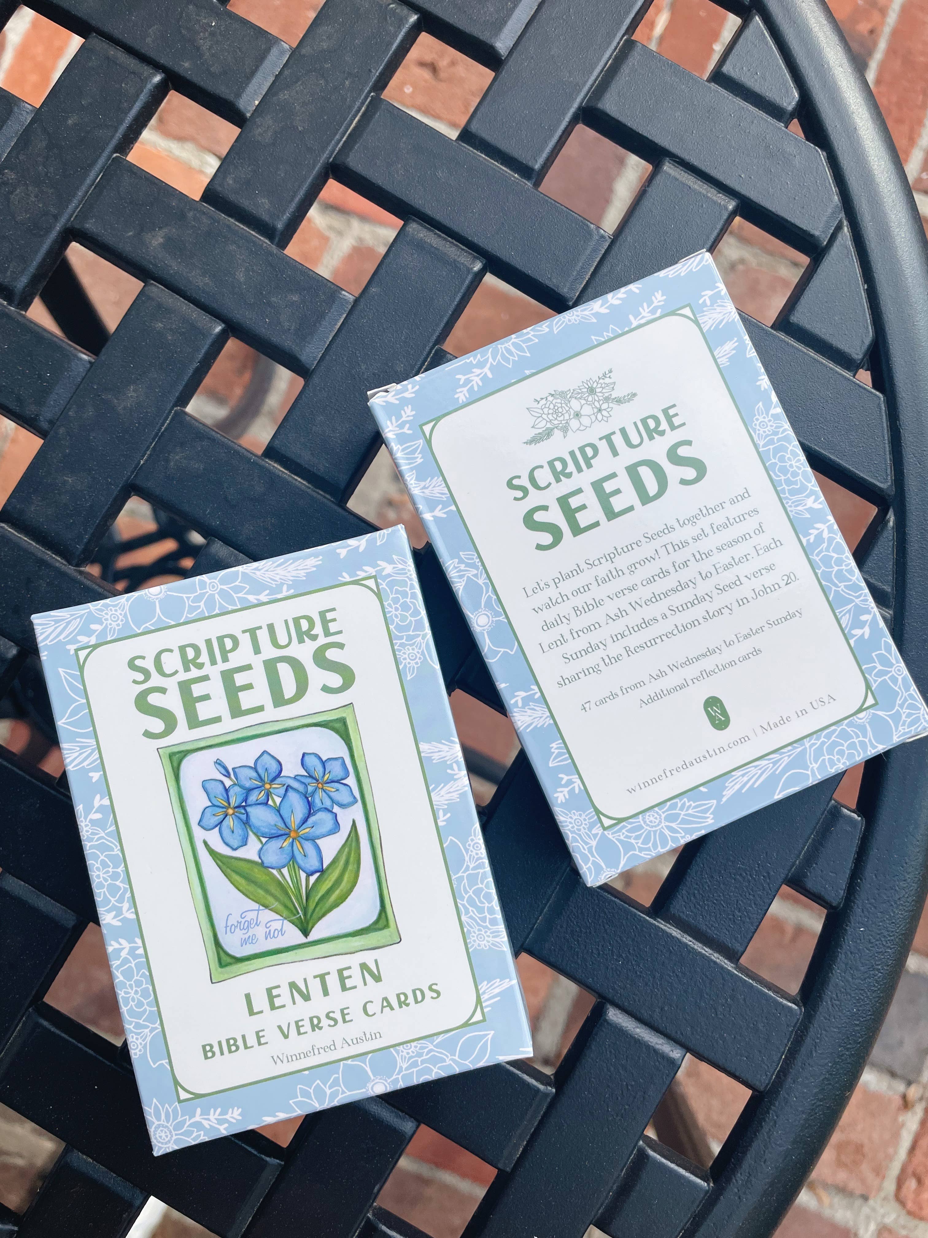 Winnefred Austin - Wholesale Religious Card - Scripture Seeds | Lenten Bible Verse Card Set4
