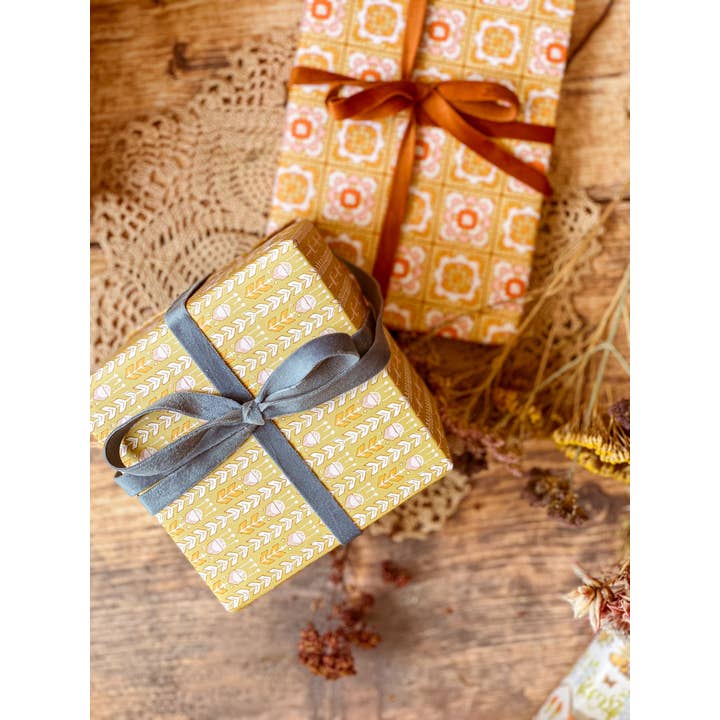 re:mused studio - Wholesale Flat Wrap - Petalcraft Gift Wrap Sheet-Double Sided6