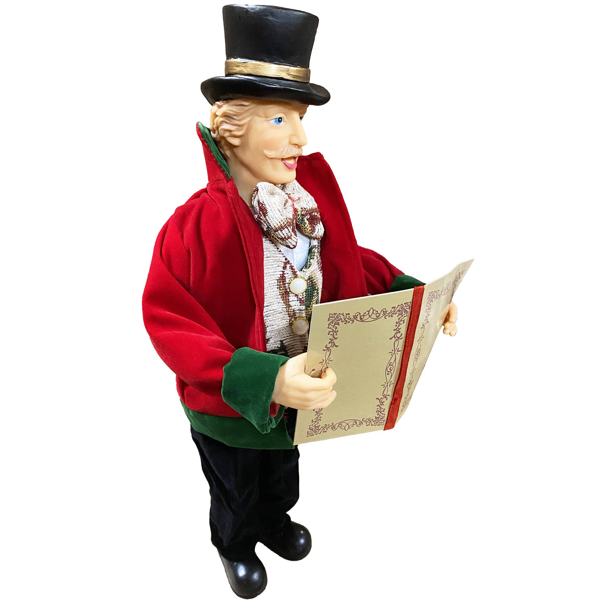 Santa’s Workshop Inc. - Wholesale Christmas Decoration - 15" To 18" Holly Carolers, Set of 42