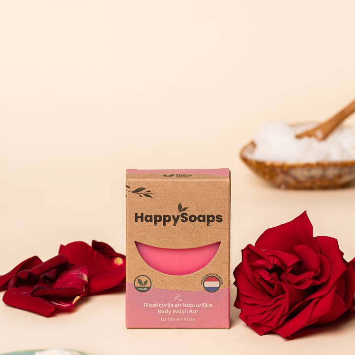 Body Wash Bar - La Vie en Rose for wholesale by HappySoaps