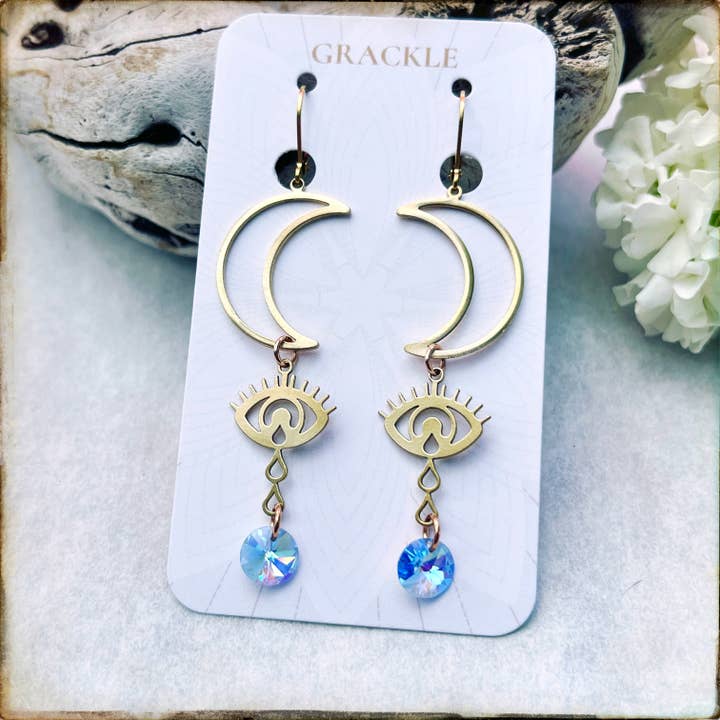 Bella's Crying Earrings for wholesale by Grackle Jewelry