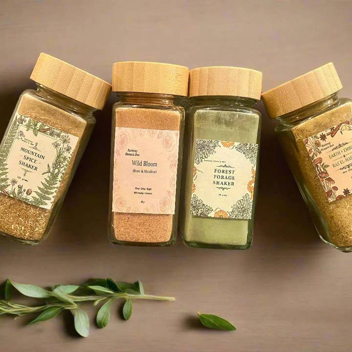 Ensemble de Secoueurs d'Aliments Sauvages pour la vente par Kootenay Wildcrafting Co