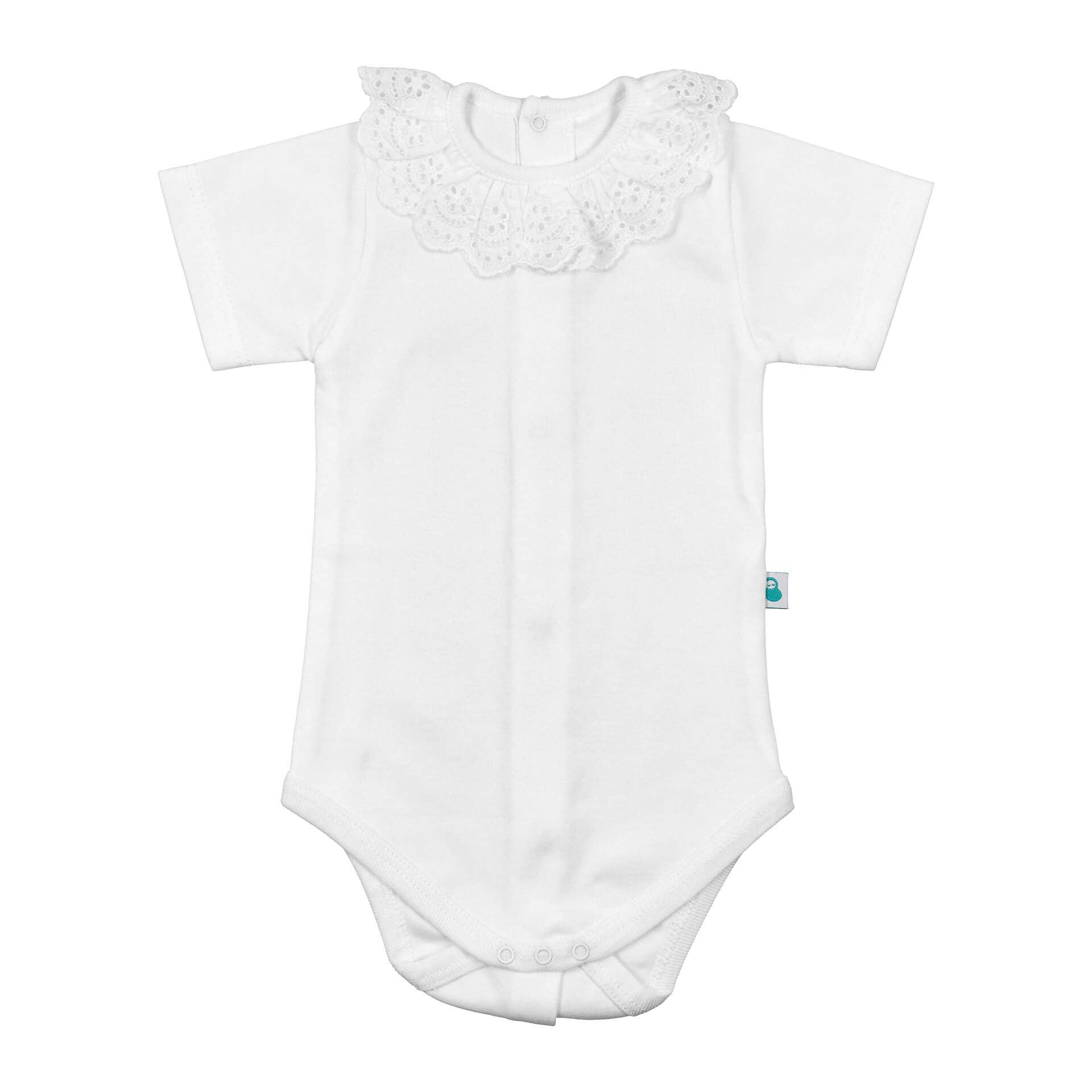 Bean Baby Clothes - Vente Body (sans pieds) – bébé - Body bébé en coton avec col brodé en anglais0